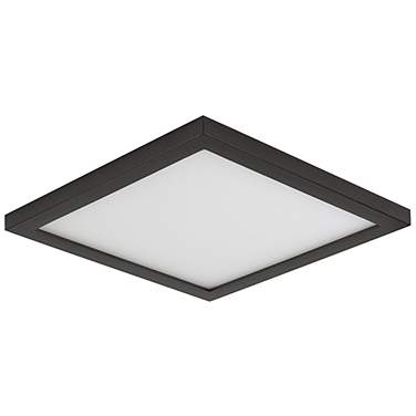 Maxim Wafer 5" Wide Square Bronze LED Outdoor Ceiling Light