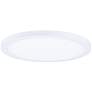 Maxim Wafer 7" Wide Round White LED Outdoor Ceiling Light