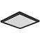 Maxim Wafer 7" Wide Square Bronze LED Outdoor Ceiling Light