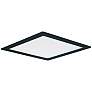 Maxim Wafer 9" Wide Square Black LED Outdoor Ceiling Light