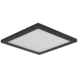 Maxim Wafer 9&quot; Wide Square Bronze LED Outdoor Ceiling Light