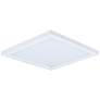 Maxim Wafer 9" Wide Square White LED Outdoor Ceiling Light