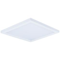 Maxim Wafer 9&quot; Wide Square White LED Outdoor Ceiling Light