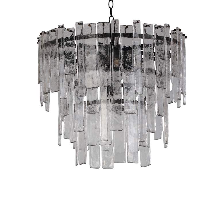 Image 4 Maxim Warren 24" Wide Dark Bronze 9-Light Pendant more views