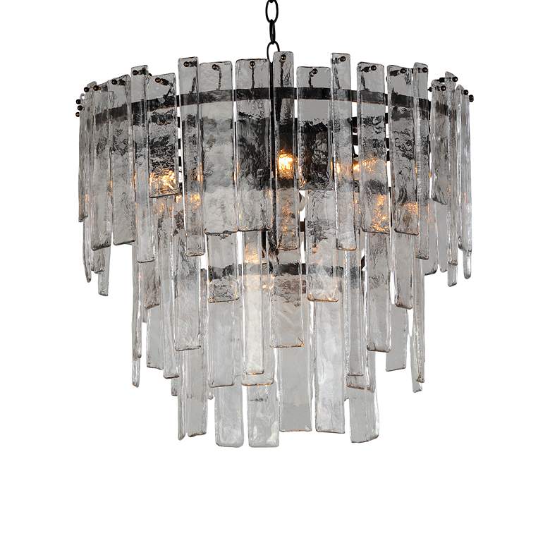 Image 5 Maxim Warren 24" Wide Dark Bronze 9-Light Pendant more views