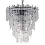 2_Maxim Warren 30" 12-Light Dark Bronze and Glass Pendant Chandelier more views
