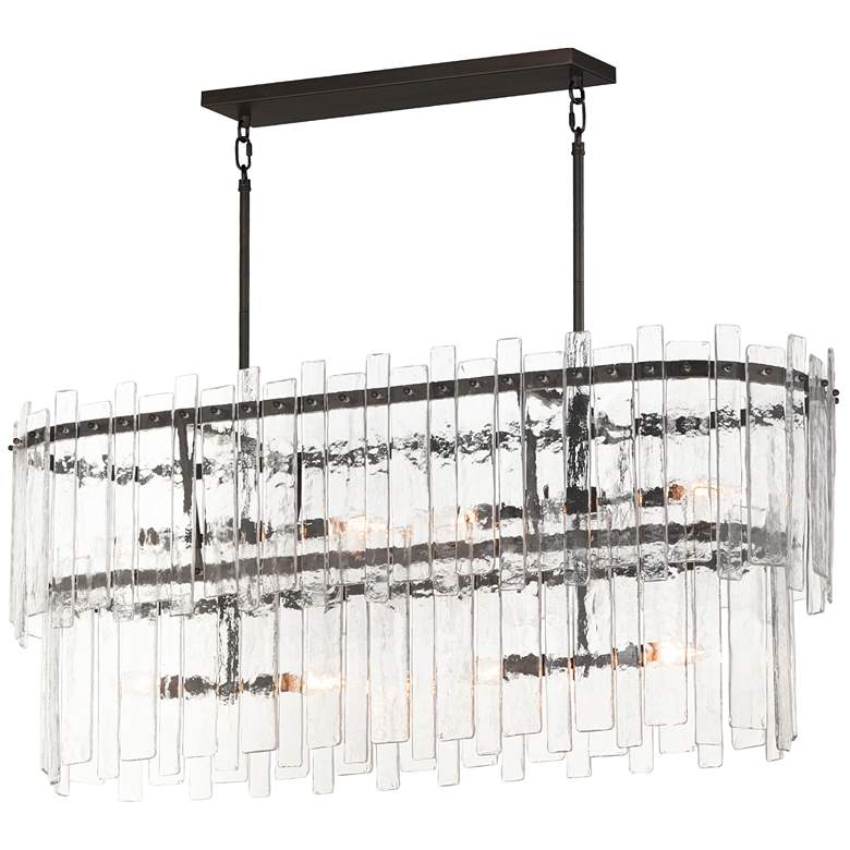 Image 1 Maxim Warren 42" Dark Bronze 8-Light Linear