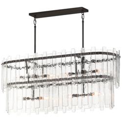Maxim Warren 42" Dark Bronze 8-Light Linear