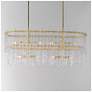 3_Maxim Warren 42" Gold Leaf 8-Light Linear more views