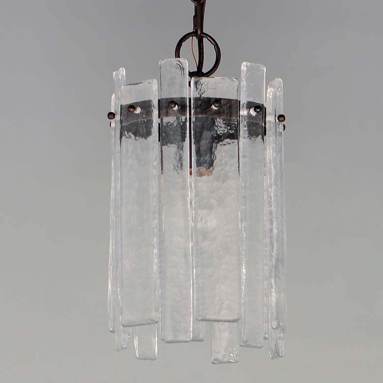 Image 2 Maxim Warren 7 1/2" Wide Dark Bronze Mini Pendant more views