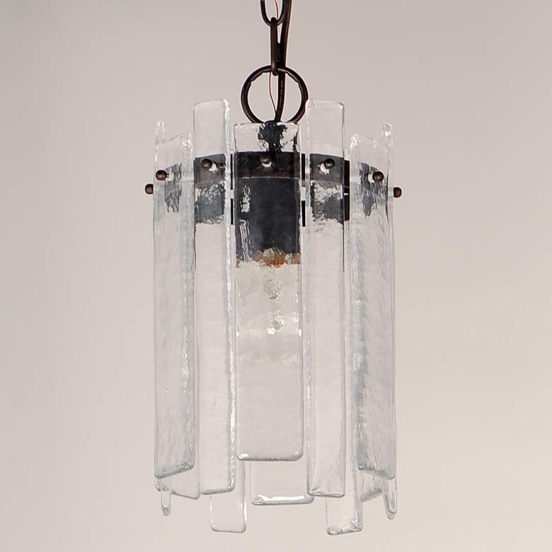 Image 4 Maxim Warren 7 1/2" Wide Dark Bronze Mini Pendant more views