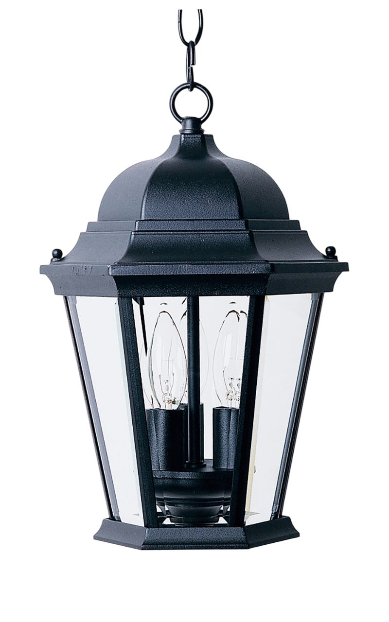 Thumbnail2 of Maxim Westlake 14" High Black 3-Light Outdoor Hanging Light more views