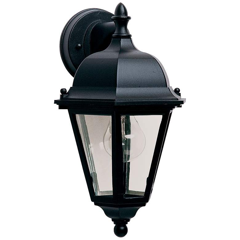 Image 1 Maxim Westlake 15" High Black Outdoor Wall Light