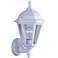 Maxim Westlake 15" High White Finish Traditional Outdoor Wall Mount