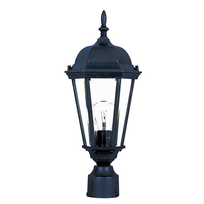 Image 2 Maxim Westlake 19" High Black Outdoor Post Light more views