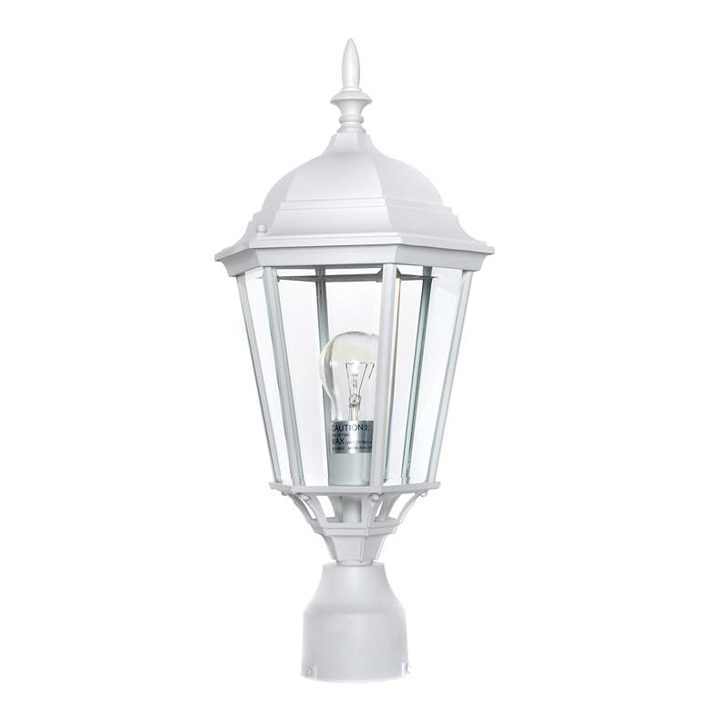 Image 3 Maxim Westlake 21" High White Outdoor Post Light more views