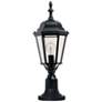 2_Maxim Westlake 21"H Black Outdoor Post Light with Pier Mount Adapter