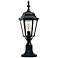 Maxim Westlake 21"H Black Outdoor Post Light with Pier Mount Adapter