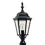 3_Maxim Westlake 21"H Black Outdoor Post Light with Pier Mount Adapter more views