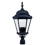 4_Maxim Westlake 28" High Black Outdoor Pier Mount Light more views