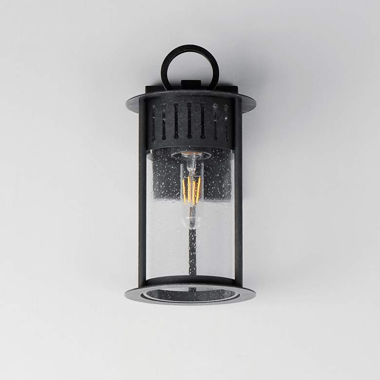 Image 2 Maxim Windsor 12 1/2" Black Patina 1-Light Small Outdoor Wall Sconce more views