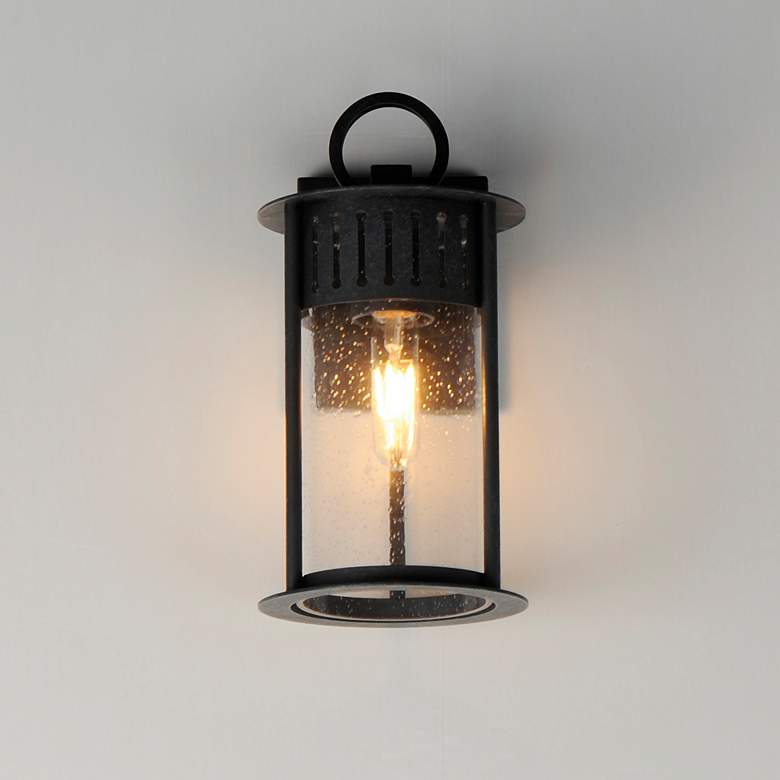 Image 3 Maxim Windsor 12 1/2" Black Patina 1-Light Small Outdoor Wall Sconce more views