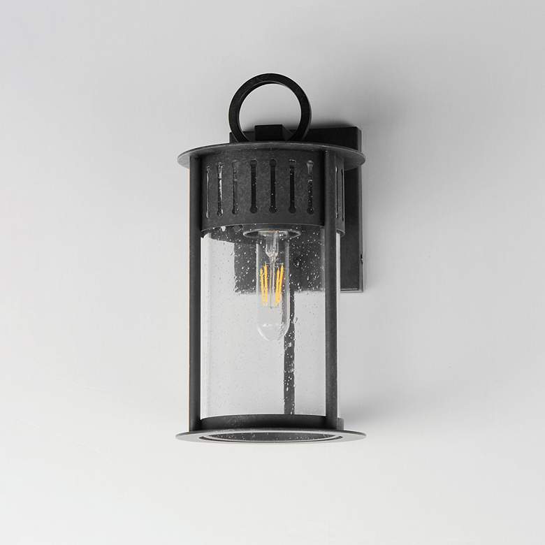 Image 4 Maxim Windsor 12 1/2" Black Patina 1-Light Small Outdoor Wall Sconce more views