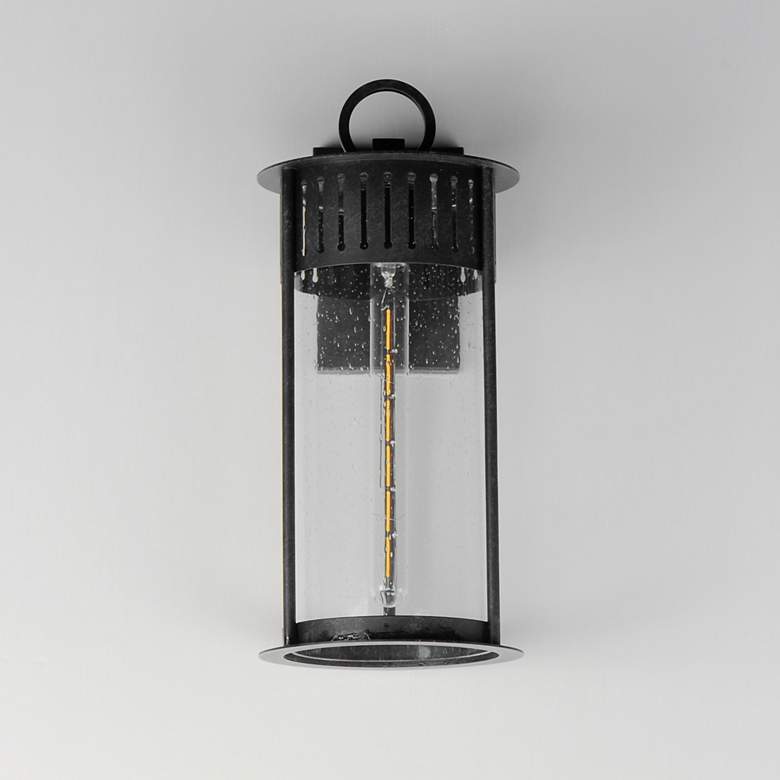 Image 2 Maxim Windsor 17 1/2" Black Patina 1-Light Large Outdoor Wall Sconce more views