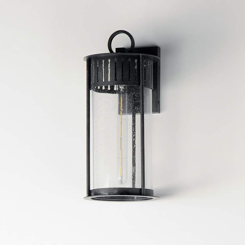 Image 4 Maxim Windsor 17 1/2" Black Patina 1-Light Large Outdoor Wall Sconce more views