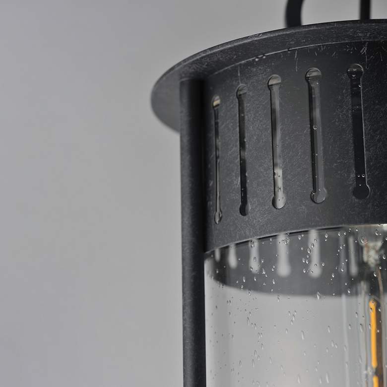 Image 4 Maxim Windsor 8" Wide Black Patina 1-Light Outdoor Pendant more views