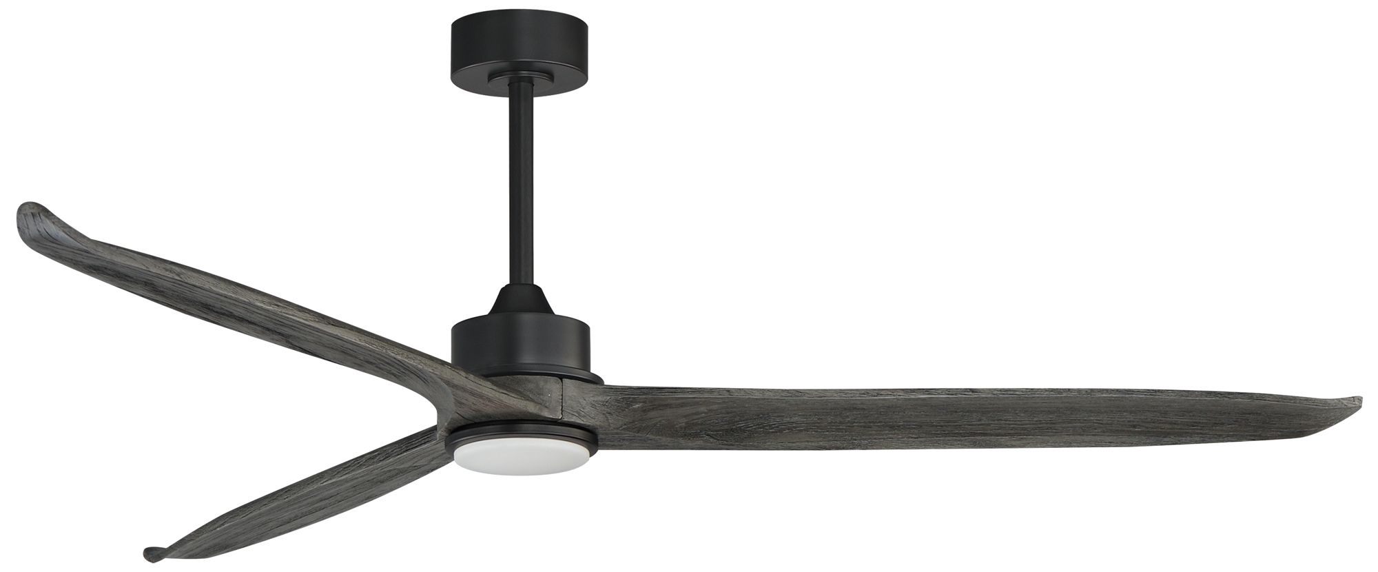 Maxim Woodwind 72" Greywood/Black Solid Wood Blade Fan w LED