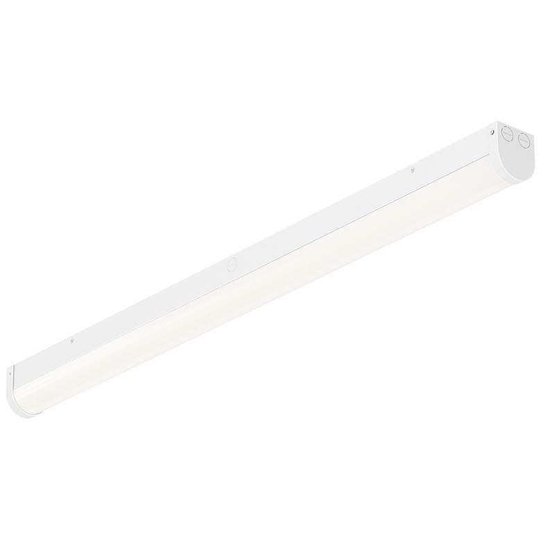 Image 1 Maxim Workshop 48" White Flush Mount - Dimmable