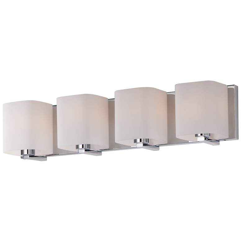 Image 2 Maxim Wrap 26 1/4" Wide Polished Chrome 4-Light Bath Light