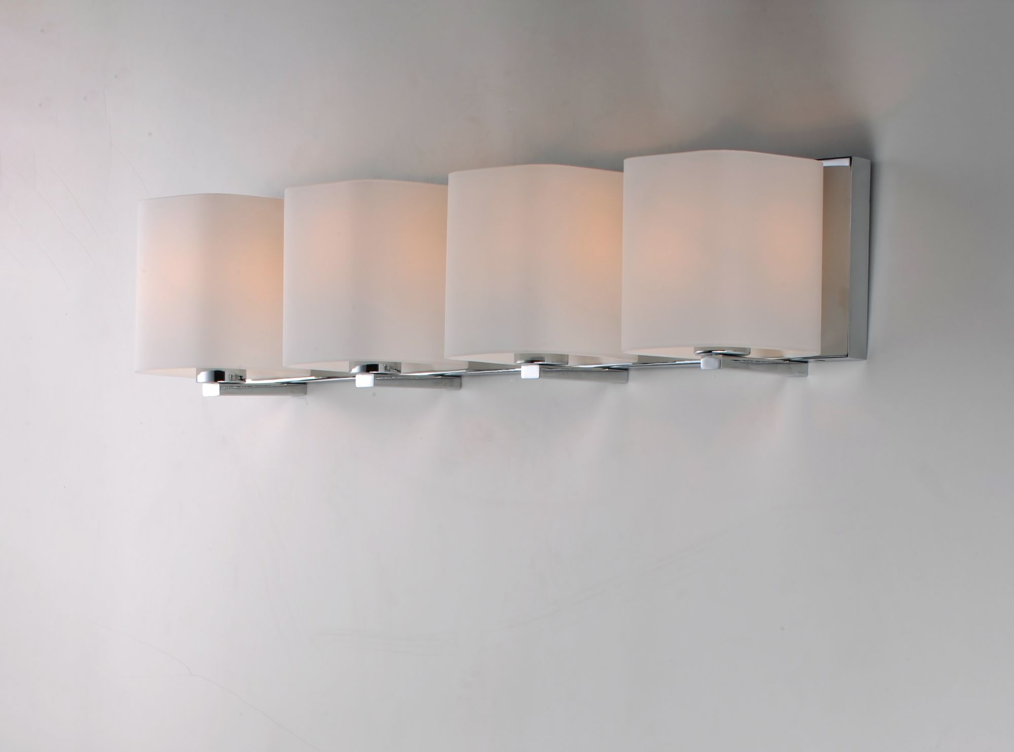 Image 3 Maxim Wrap 26 1/4" Wide Polished Chrome 4-Light Bath Light more views