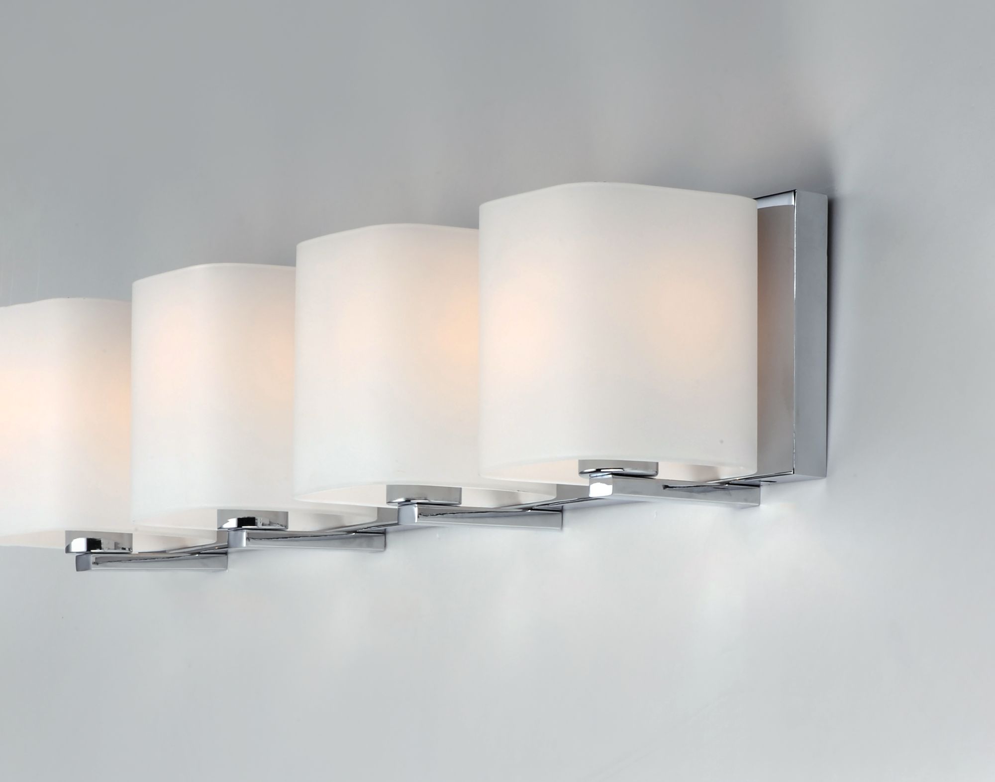 Image 4 Maxim Wrap 26 1/4" Wide Polished Chrome 4-Light Bath Light more views