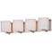 Maxim Wrap 26 1/4" Wide Satin Nickel 4-Light Bath Light