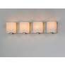 1_Maxim Wrap 26 1/4" Wide Satin Nickel 4-Light Bath Light