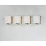3_Maxim Wrap 26 1/4" Wide Satin Nickel 4-Light Bath Light more views