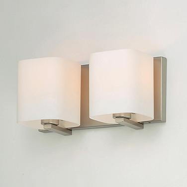 Maxim Wrap 5 3/4" High Satin Nickel 2-Light Wall Sconce