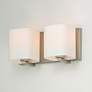 1_Maxim Wrap 5 3/4" High Satin Nickel 2-Light Wall Sconce