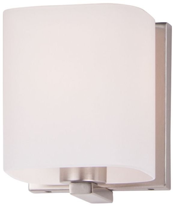 Maxim Wrap 5 3/4" High Satin Nickel Wall Sconce