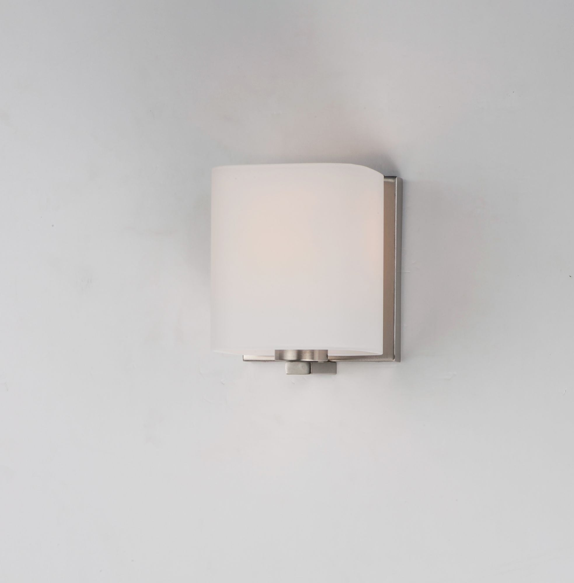 Image 3 Maxim Wrap 5 3/4" High Satin Nickel Wall Sconce more views