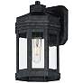 1_Maxim Wright 12" High Black Patina 1-Light Outdoor Small Wall Sconce