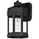 Maxim Wright 12" High Black Patina 1-Light Outdoor Small Wall Sconce
