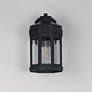 2_Maxim Wright 12" High Black Patina 1-Light Outdoor Small Wall Sconce more views
