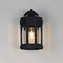 3_Maxim Wright 12" High Black Patina 1-Light Outdoor Small Wall Sconce more views