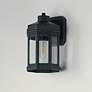 4_Maxim Wright 12" High Black Patina 1-Light Outdoor Small Wall Sconce more views
