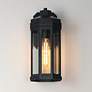 3_Maxim Wright 16" High Black Patina 1-Light Outdoor Wall Sconce more views