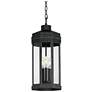 1_Maxim Wright 22" High Black Patina 3-Light Outdoor Pendant Light