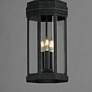 3_Maxim Wright 22" High Black Patina 3-Light Outdoor Pendant Light more views